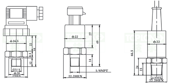 HFS靶式水流開(kāi)關(guān)流量控制范圍圖